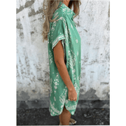 Alina | Damen Luftiges Sommerkleid Taschen – Fließendes Casual Kleid Strand 2026