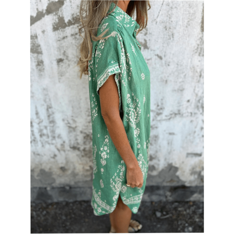 Alina | Damen Luftiges Sommerkleid Taschen – Fließendes Casual Kleid Strand 2026