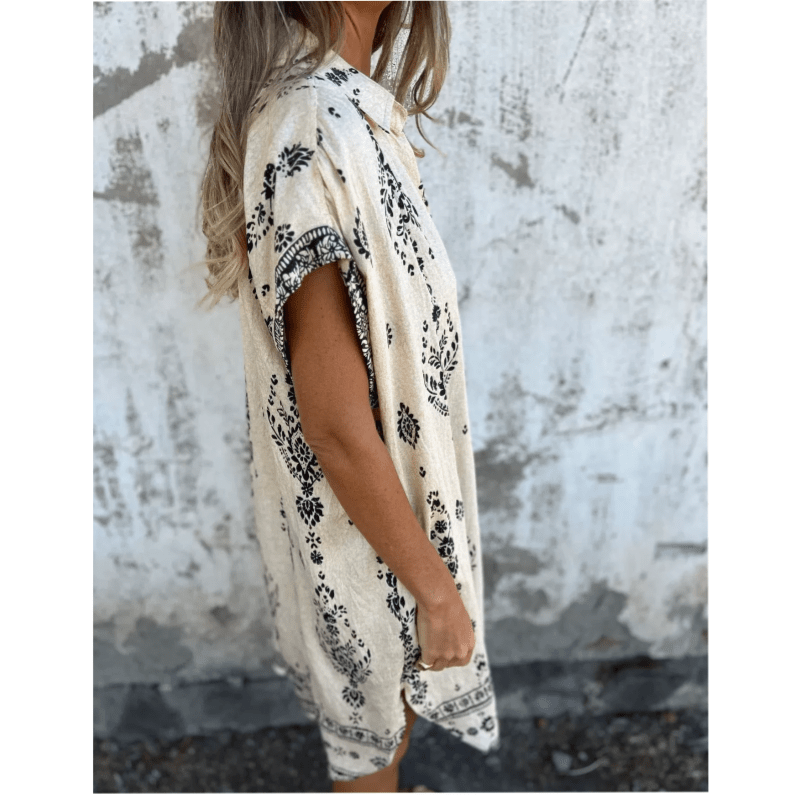 Alina | Damen Luftiges Sommerkleid Taschen – Fließendes Casual Kleid Strand 2026