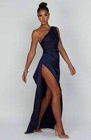 Abendkleid Mit Schlitz Und Rückenausschnitt | Maxi