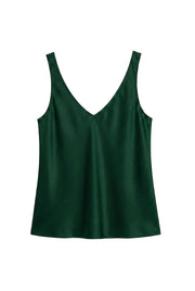 Ärmelloses Damen-Tanktop mit V-Ausschnitt und breiten Trägern
