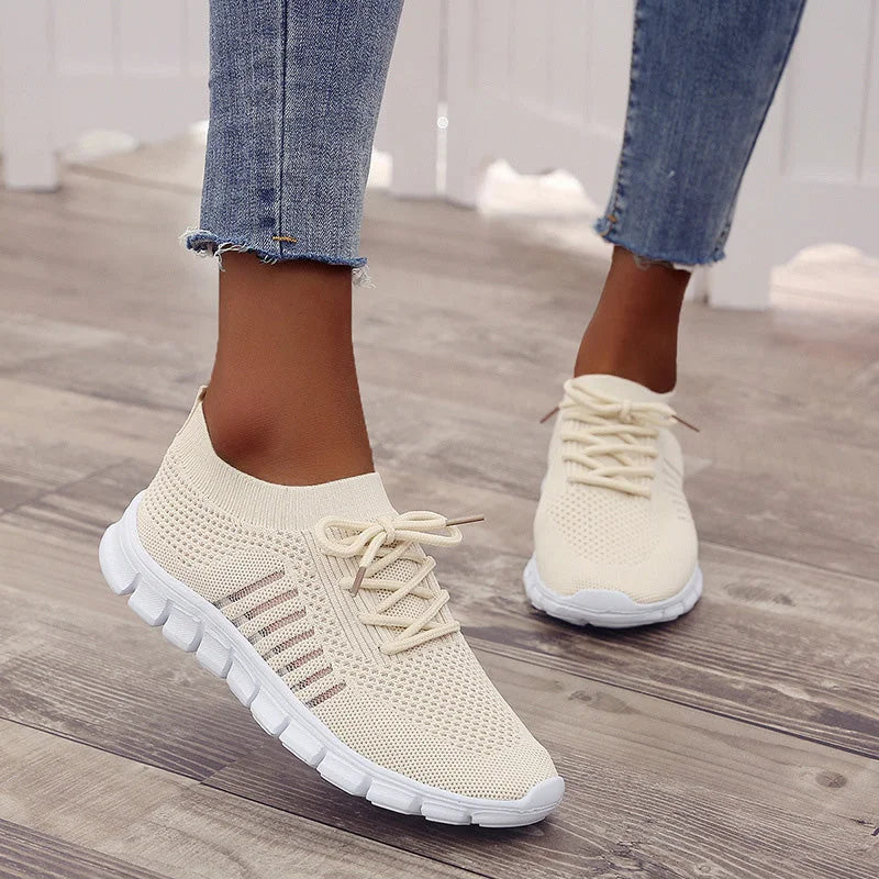 Atmungsaktive Damen Sneakers mit orthopädischer Sohle