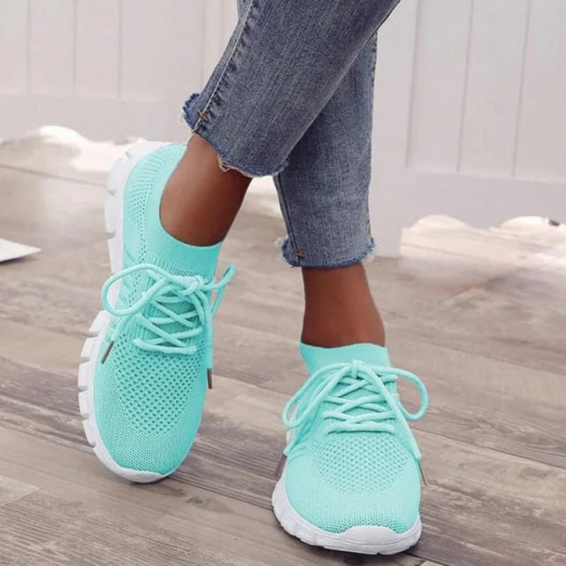 Atmungsaktive Damen Sneakers mit orthopädischer Sohle