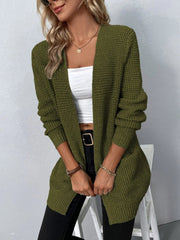 Damen Strickjacke Mit Langem Ärmel | Mit Tasche