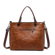 Damen Handgefertigte Vintage Leder Umhängetasche in Stilvollen Farben