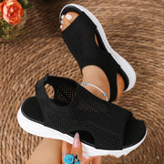 Sportliche Damensandalen mit atmungsaktivem Stoff in lässigem Stil - Natalia