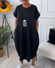 Jocelyn – Bequemes Freizeitkleid Mit Tasche