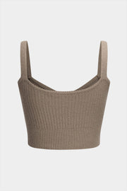 Christin | Stilvolles Strick-Dreiteiler-Set mit Cardigan, Crop-Top & Bleistiftrock