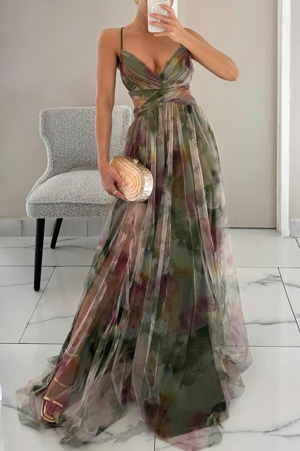 Sanne™ - Romantisches Fließendes Abendkleid