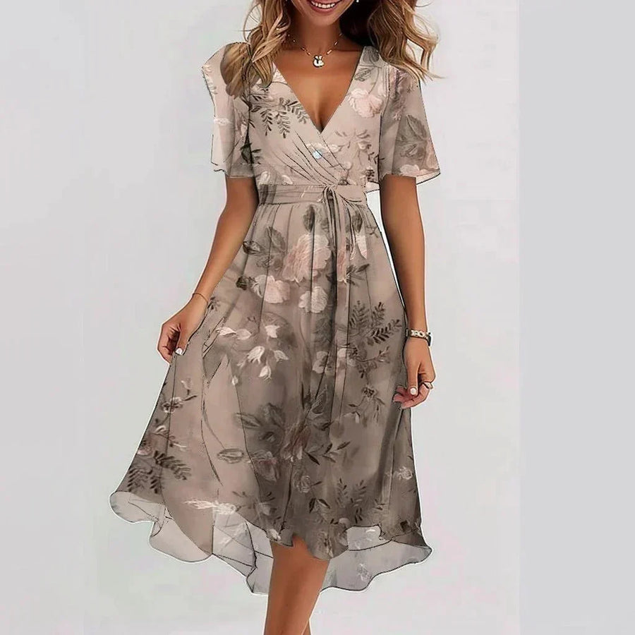 Connie – Elegantes Damen Wickelkleid