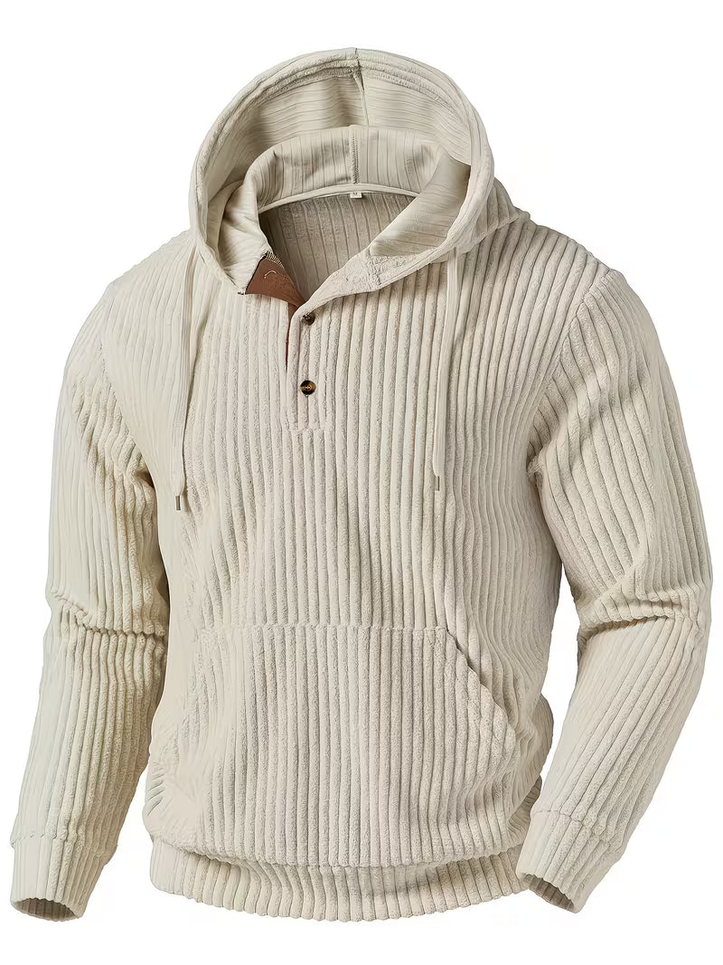 Colman – Elegantes Sweatshirt Mit Kapuze Und Struktur