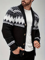 Elroy - Lässiger Pullover Mit Geometrischem Muster
