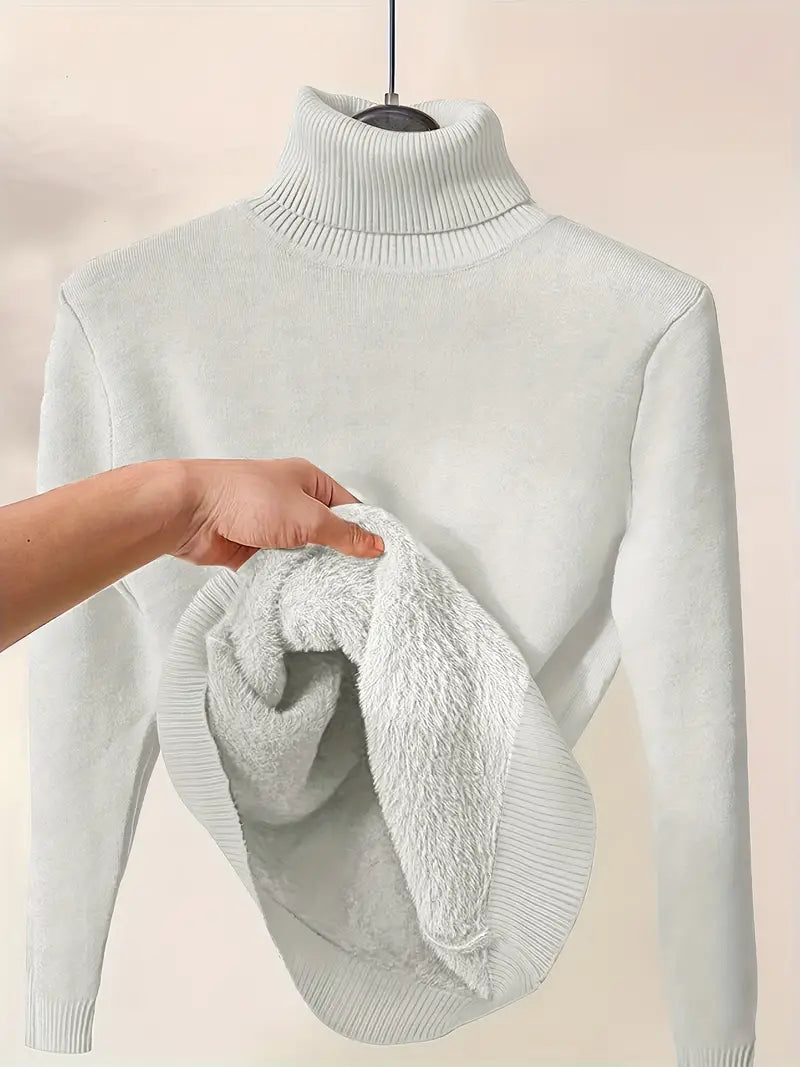 Damen Winter Rollkragenpullover | Gemütlich