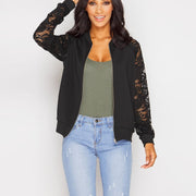 Mara - Damen-Bomberjacke mit Spitze
