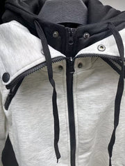 Griffiths – Langärmeliger Kapuzenpullover mit Viertel Reißverschluss