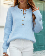 Damen Trendige Pullover Mit Rundhalsausschnitt | Winter