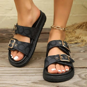 Bequeme Damen Sandalen Mit Schnallen