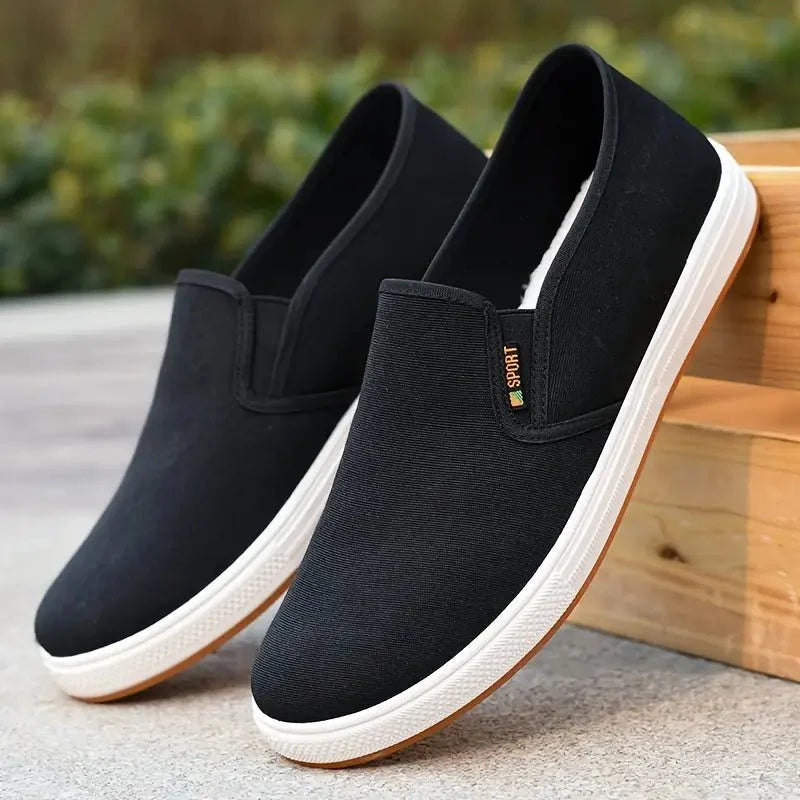 Bequeme Herren Komfortsohle Sneaker Zum Reinschlüpfen