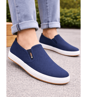 Bequeme Herren Komfortsohle Sneaker Zum Reinschlüpfen