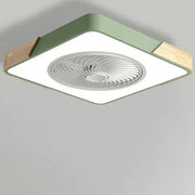BreezeGlow | Skandinavische LED-Deckenleuchte mit integriertem Ventilator