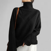 Susanne | Rollkragen Locker Geschnittener Pullover für Damen