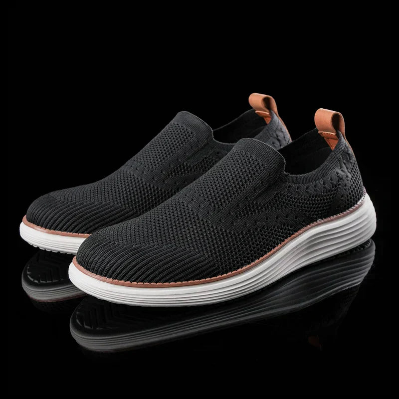 Friedrich | Herren atmungsaktive Slip-On-Schuhe zum Gehen