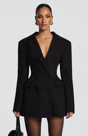 Blazer Minikleid Tailliert Damen