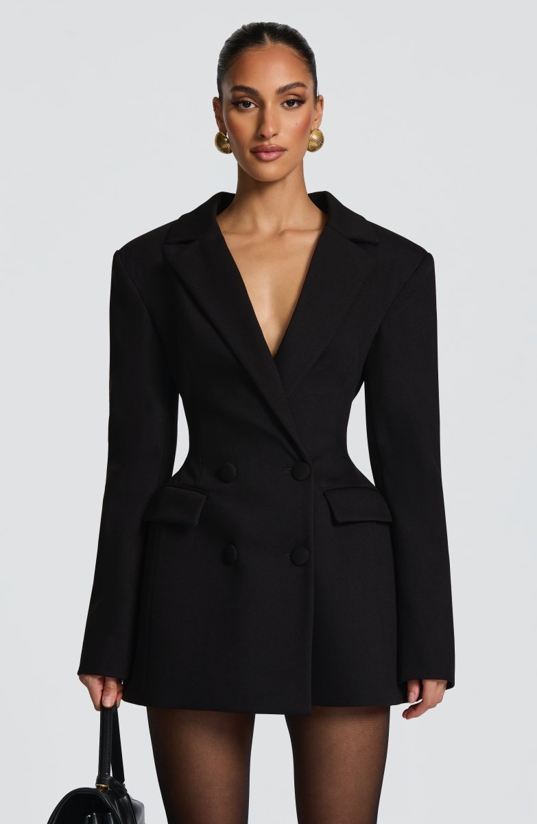 Blazer Minikleid Tailliert Damen