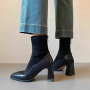 Blockabsatz Stiefel