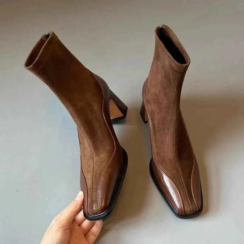 Blockabsatz Stiefel