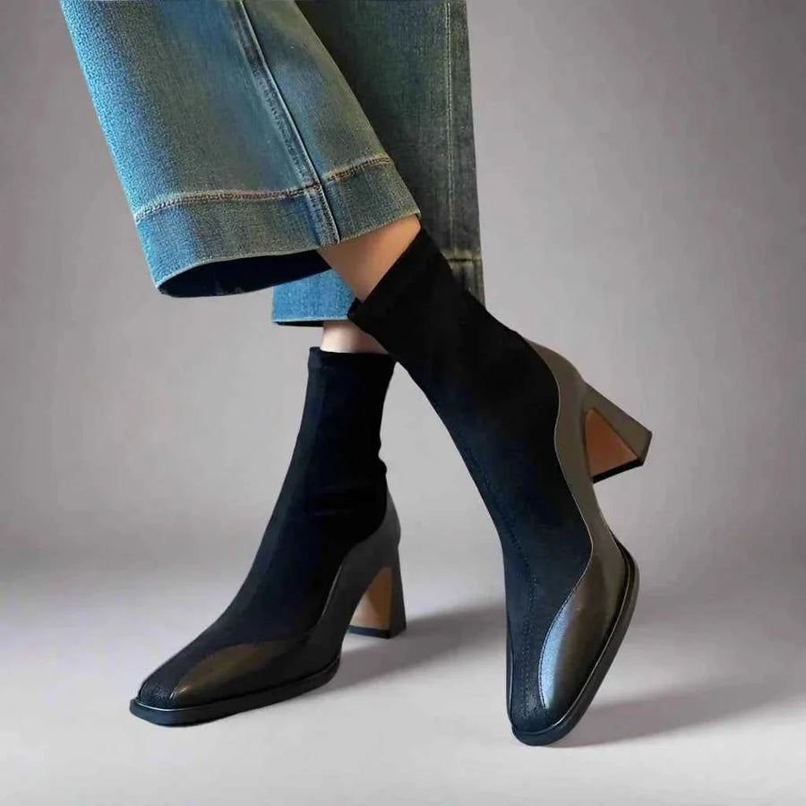 Blockabsatz Stiefel
