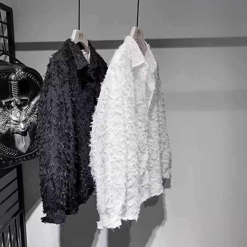 Bluse mit Struktur