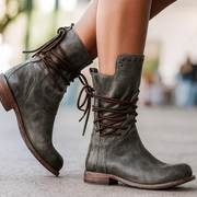 Solvia Elegante Komfort-Stiefel | Grau