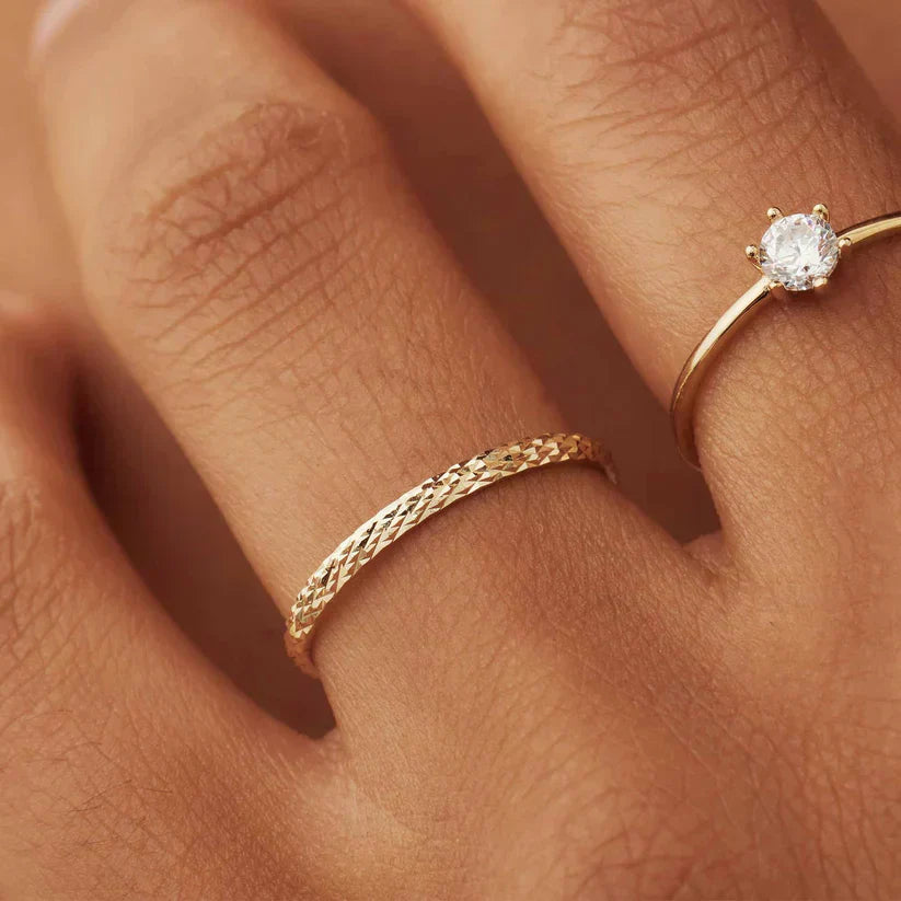 Ameline Gold Spalier Ring