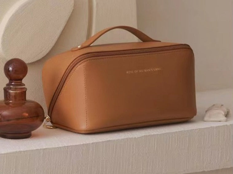 Kosmetiktasche Reise Groß – Eleganter Make-up Organizer für Damen mit Reißverschluss