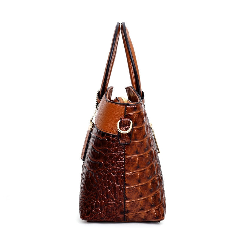 Luxus Ledertasche Damen – Echtleder Schultertasche Crossbody