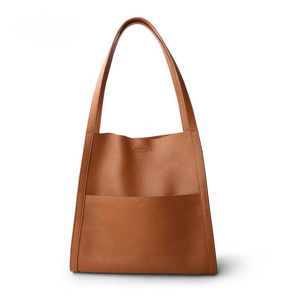 Damenhandtasche aus Veganes Leder – Klassische Schultertasche für Alltag & Büro