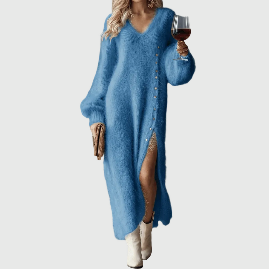 Alina | Damen Urlaubsloungekleid – Lounge Kleid Urlaub Bequem Sommer 2026