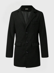 Herren Mantel Mit Klassischen Revers | Lang