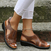Lukas | Damen Frühlings Cutout Plateau Sandalen