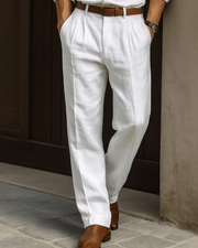Bundfaltenhose Herren Regular Fit elegant