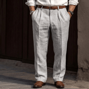 Bundfaltenhose Herren Regular Fit elegant