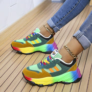 Hina - bunte klobige Turnschuhe für Damen | Multicolor Design Sneaker Damen