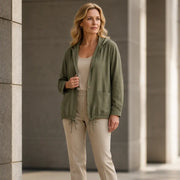 Fuida | Leichte Kapuzenjacke mit verstellbarem Saum