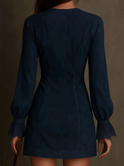 Debbie™ - Wildleder Minikleid