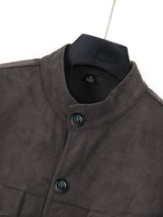 Neeman - Lässige Langarm Jacke Mit Tasche