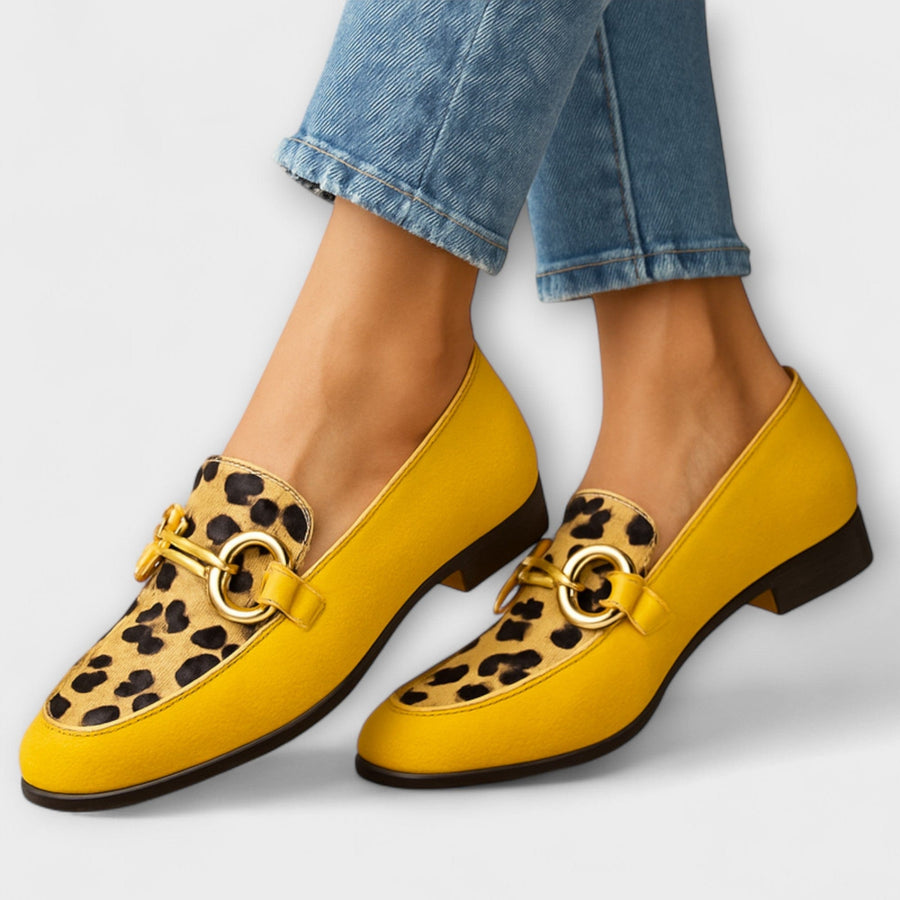 ACCENT | HAUSSCHUHE MIT ANIMAL-PRINT