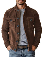 Neeman - Lässige Langarm Jacke Mit Tasche