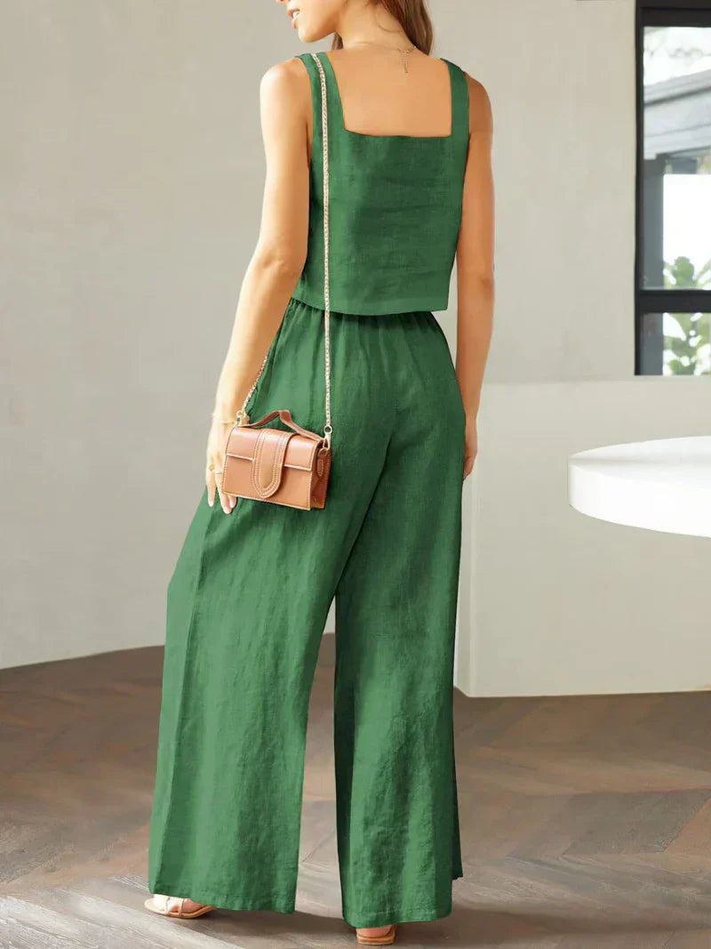 Isabella | Damen Set aus Top und Hose für stilvolle Outfits