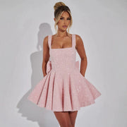 Heidi-Mode | Mode personalisierte Schleife Partykleid
